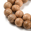 Natural Wood Beads Strands WOOD-F008-05-D-6