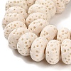 Natural Lava Rock Dyed Beads Strands G-L586-B02-14-4