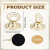 2Pcs Alloy Name Card Holder AJEW-LP0003-22LG-2