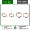 925 Sterling Silver Saw Cut Open Jump Rings STER-F036-02RG-1x5mm-2