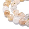 Natural Quartz Beads Strands G-F715-107B-3