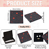 5Pcs Hot Stamping Planet Cardboard Jewelry Packaging Boxes CON-TA0001-44E-4