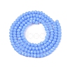 Opaque Solid Color Imitation Jade Glass Beads Strands EGLA-A044-P1mm-D17-2