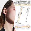 16Pcs 2 Colors Brass Links KK-BBC0002-30-2
