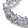 Electroplate Glass Beads Strands EGLA-Q127-A02-01C-3