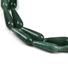 Natural Green Aventurine Teardrop Beads Strands G-E329-31-5