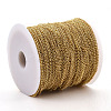 Soldered Brass Coated Iron Rolo Chains CH-S125-08A-G-4
