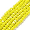 Opaque Glass Beads Strands EGLA-A035-P6mm-L04-1