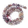 Natural Cherry Blossom Tourmaline Beads Strands G-Q1001-A04-02-2