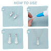 2Pcs 925 Sterling Silver Micro Pave Cubic Zirconia Peg Bails STER-HY0001-19-3