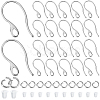 SOFPLATE 200Pcs 304 Stainless Steel Earring Hooks DIY-SP0001-01-1