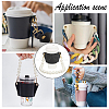 PU Leather Heat Resistant Reusable Cup Sleeve AJEW-WH0326-38D-6