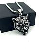 Vintage 304 Stainless Steel Lion Head Pendant Necklaces for Men Women LS-OG9311-1