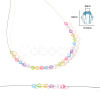 Transparent Acrylic Beads TACR-YW0001-6MM-01-3
