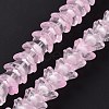 Transparent Glass Beads Strands LAMP-H061-01C-4