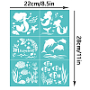 Self-Adhesive Silk Screen Printing Stencil DIY-WH0338-065-2