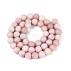 Natural Pink Opal Beads Strands G-N367-01C-01-3