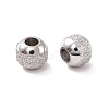 Non-Tarnish Textured 304 Stainless Steel Beads X-STAS-P306-01A-P-3