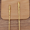 Alloy Hair Stick Findings PW-WG70408-02-1