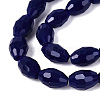 Opaque Solid Color Glass Beads Strands GLAA-N071-01A-C09-3