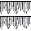 1 Yard Glass Fringe Trimming AJEW-PH0006-69-1