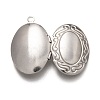 Non-Tarnish 316 Stainless Steel Locket Pendants X-STAS-O135-05P-4