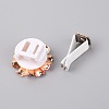 Zinc Alloy with Rhinestones Car Perfume Decoration Set DIY-TAC0011-03C-2