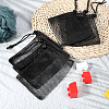 10Pcs Polyester Mesh Drawstring Bags ABAG-CN0001-43B-3