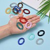 Oval Imitation Gemstone Acrylic Linking Rings OACR-R022-M-6
