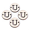 Unfinished Natural Poplar Wood Links Connectors WOOD-S045-140A-01U-1