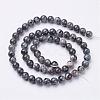 Natural Larvikite Beads Strands GSR6mmC128-3