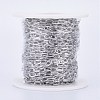 Tarnish Resistant 304 Stainless Steel Cable Chains CHS-H007-32P-7