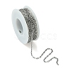 Tarnish Resistant 304 Stainless Steel Cable Chains CHS-K001-30-2mm-4