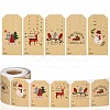 Christmas Theme Cartoon Paper Stickers STIC-P013-08B-1