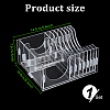 Acrylic Musical Record Organizer Holder ODIS-WH0043-293-2