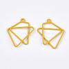 Spray Painted Alloy Pendants LS-PALLOY-T067-18D-2