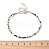 Natural Multicolor Tourmaline Bead Bracelets X-BJEW-JB04555-06-8