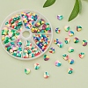 98~105Pcs 7 Colors Handmade Polymer Clay Beads CLAY-YW0001-49-5