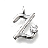 Brass Micro Pave Cubic Zirconia Pendants KK-B132-12P-Z-1