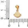 304 Stainless Steel Micro Pave Clear Cubic Zirconia Pendants CU-CBAB6EC-15G-01-3
