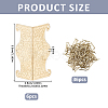 Brass Box Corner Protectors AJEW-WH0752-738G-2