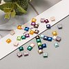 ABS Plastic Imitation Pearl Cabochons SACR-R748-6x6mm-M-5