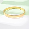 304 Stainless Steel Hinged Bangles for Women BJEW-B161-10G-2