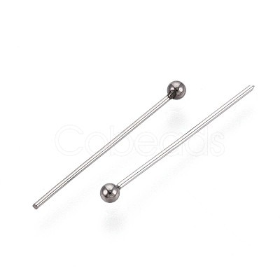 304 Stainless Steel Head Pins STAS-T065-20mm-20P-1