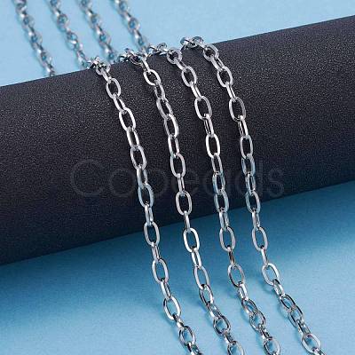 Tarnish Resistant 304 Stainless Steel Cable Chains CHS-H007-32P-1
