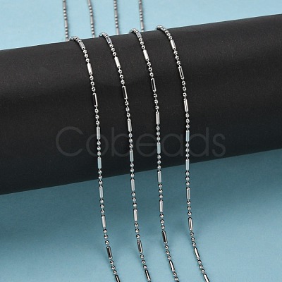 Tarnish Resistant 304 Stainless Steel Ball Chains CHS-K002-12-1