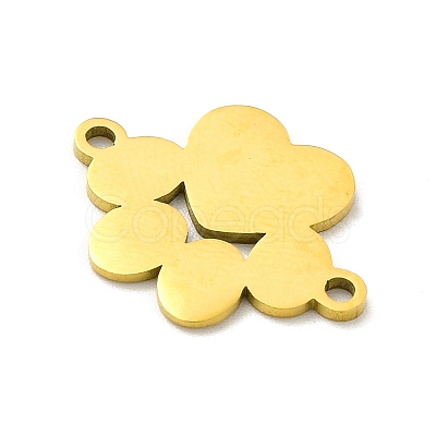 Ion Plating(IP) 201 Stainless Steel Connector Charms STAS-G296-16G-1