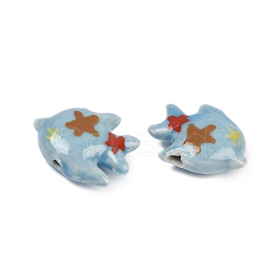 Handmade Porcelain Beads PORC-I029-02-1