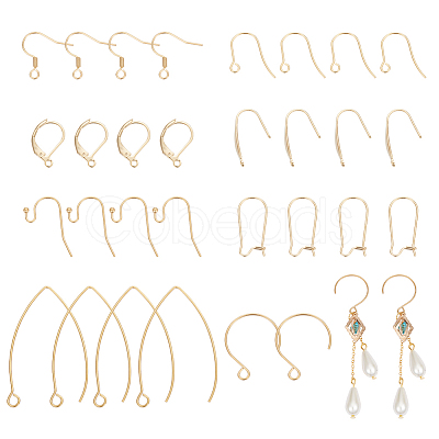 304 Stainless Steel Earring Hooks STAS-UN0001-34G-1