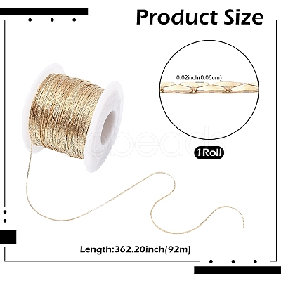 Brass Serpentine Chains CHC-YW0003-01G-1